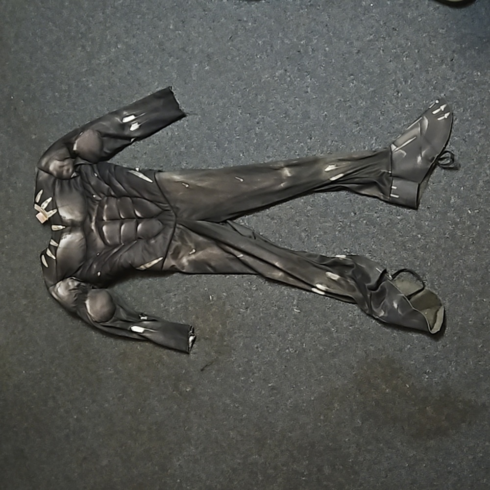 Black panther kids costume